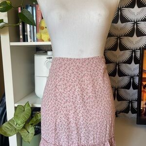 Floral Pink Skirt